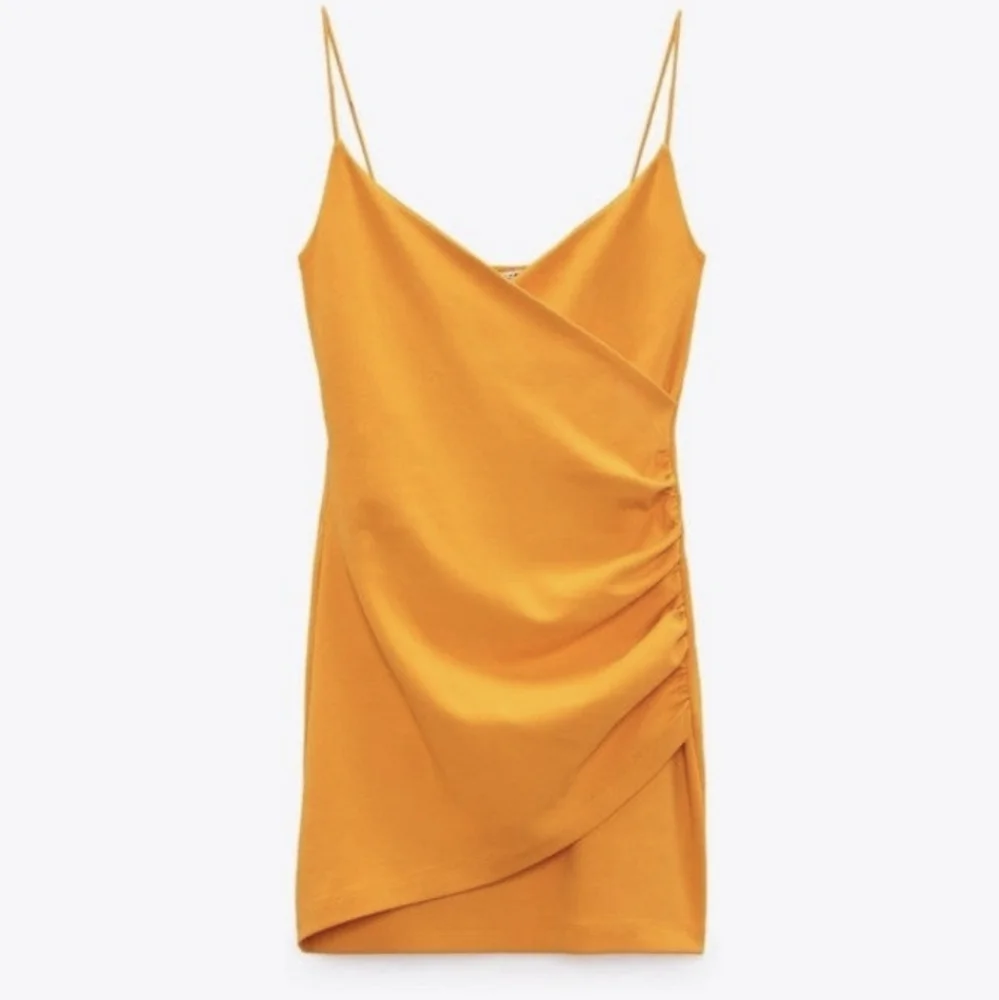 Zara Ruched Mini Dress - Picture 1 of 10